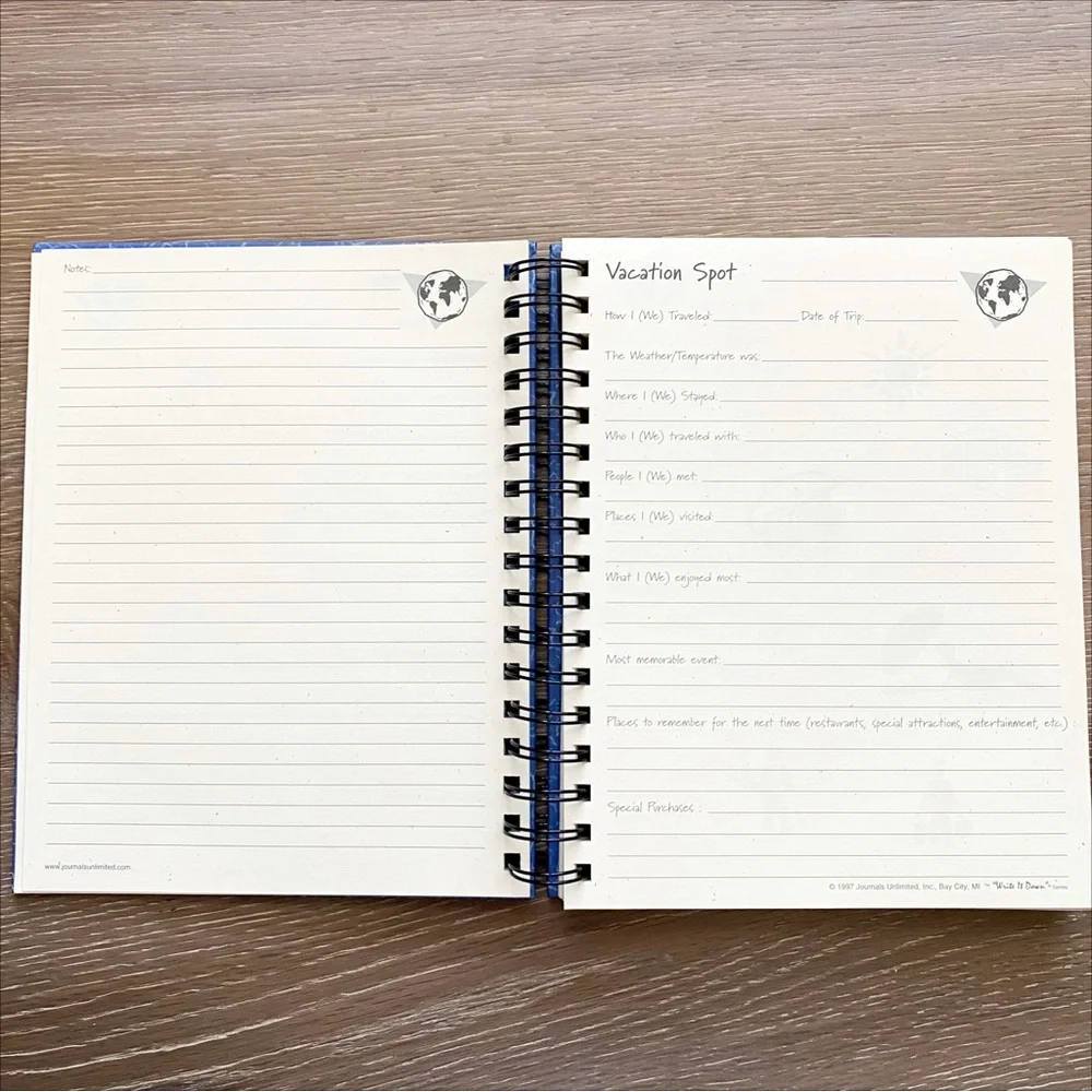 JOURNAL Travel Vacation LIKE NEW Never Used